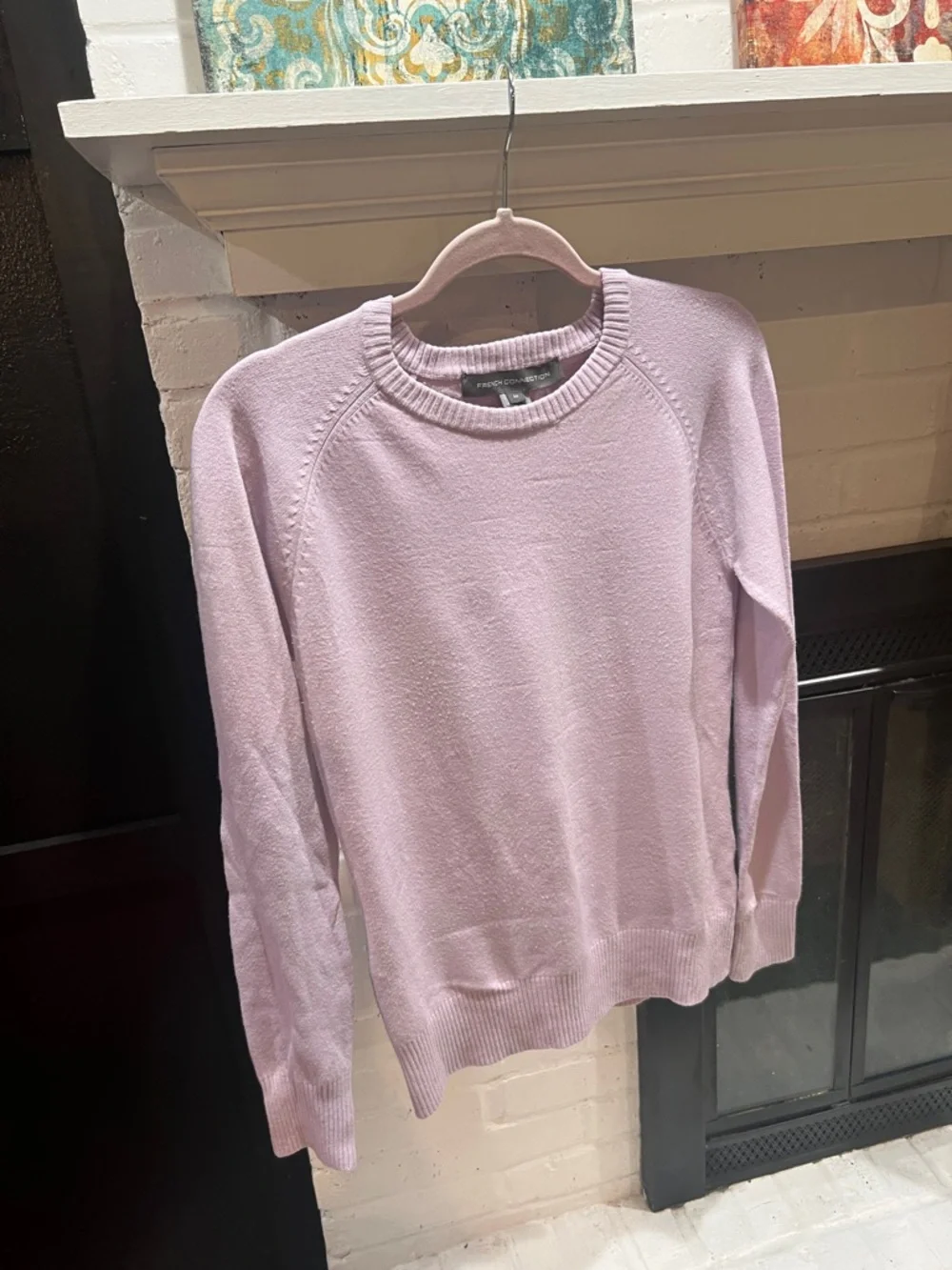 French Connection Light Lavender Crewneck Sweater - Picture 2 of 7